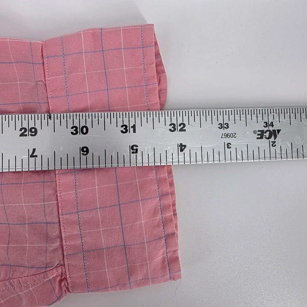 Ralph Lauren Yarmouth Button Down Mens 17 34/35 Classic Ctn Pink Heritage Office